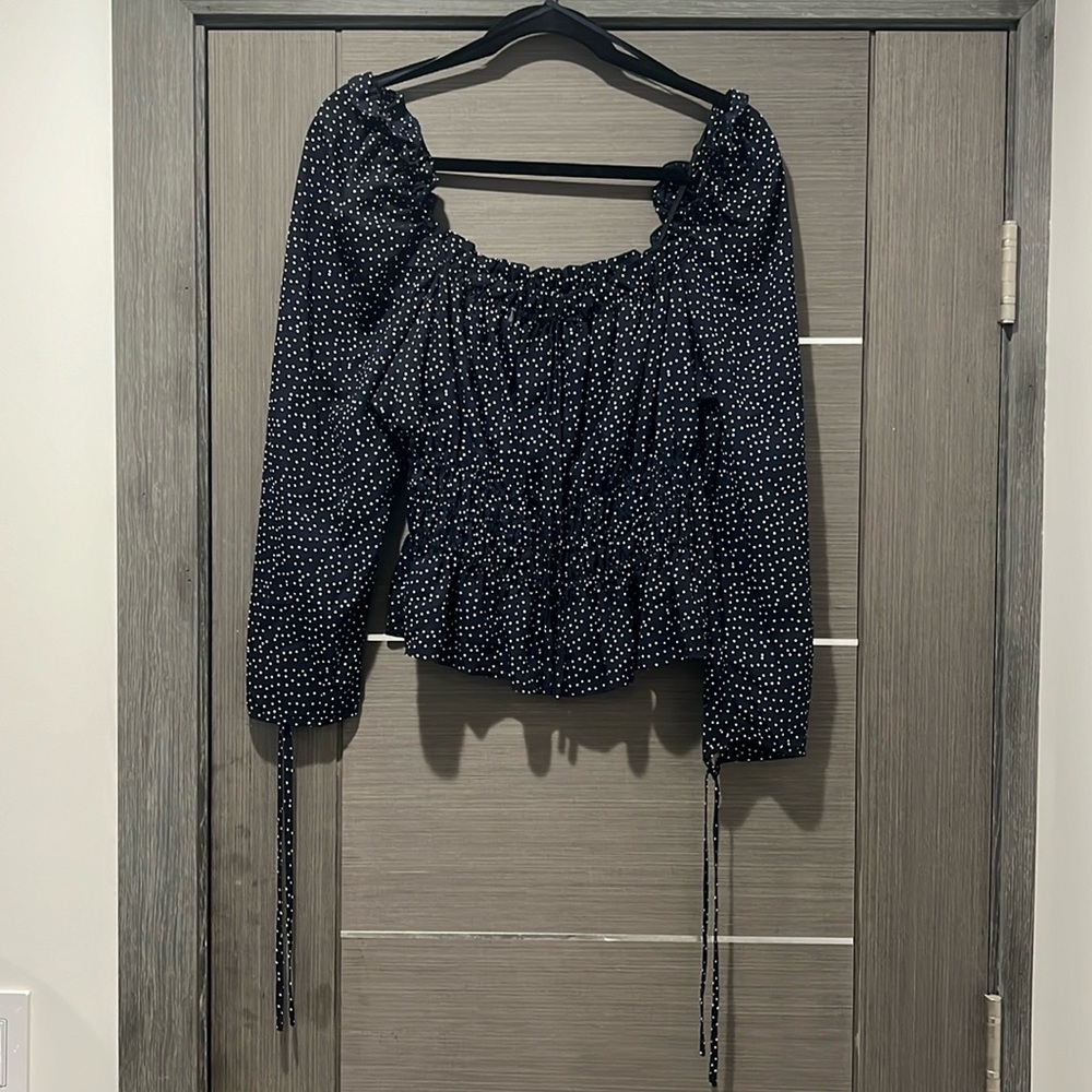 Polka dot top